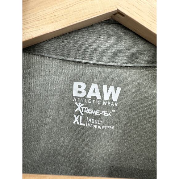 BAW Athletic Wear Xtreme-Tek Green Short Sleeve Polo Shirt Men's Size X-Large XL - Picture 5 of 7